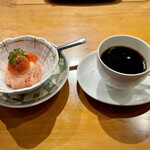 桃乃香 - そよかぜ御膳⑤デザートとコーヒー