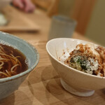 Sobagokoro Kirigane - 鳥天丼と蕎麦のランチセット