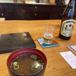 いわ志 - あっさり風味の赤出汁