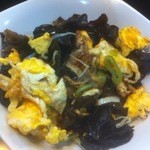 らーめんヤマト - 卵と木耳炒め　300円