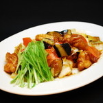 陳麻家 - 鶏と彩り野菜のオイスター炒め