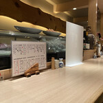 黒さわ - カウンター席