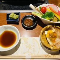 飛騨牛一頭家 馬喰一代 岐阜神田 - 自家製豆富　サラダ