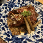 大衆割烹 善甚 - カサゴのカブト煮