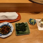 鮨 万代 - 北海道産　ワカメポン酢