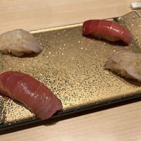 SUSHI TOKYO TEN、 新宿店 - 〇中トロに〇白エビ