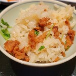 菅井 - 平貝とみつばの釜飯