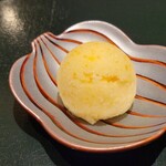 菅井 - 【お口直し】﻿柚子のシャーベット