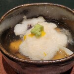 菅井 - 【蒸し物】
      蕪蒸し
      、鰆、百合根、銀杏、木耳入り