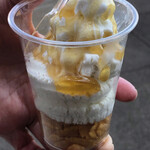 カフェハイビスカス - はちみつかけジェラート　450円