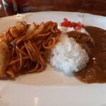 珈琲野郎 - カレー&スパゲッティ&コーヒーのセット