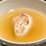 一平飯店 - トラフグ白子の上湯蒸しスープ