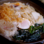 手打そば 梅乃家 - 鶏塩　鍋焼きうどん　※ノーマルの鶏塩うどんと同じくらいお勧めです！！