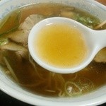 よし晴 - あっさり鶏ガラ醤油スープ