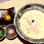 おい河 - しゃぶしゃぶ〆おじや(白子のせ)