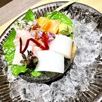 おい河 - イカ、サメガレイ、赤貝