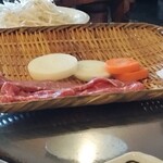 Riyon Do Riyon - 材料はこちらのザルで運ばれてきました