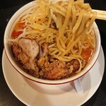 ダントツラーメン - 麺のリフトアップ