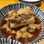 肉豆冨とレモンサワー 大衆食堂 安べゑ - 肉豆腐定食_黒
