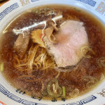 江川食堂 - 3番セット(ラーメン、ミニソースかつ丼)