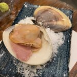 貝料理 梵厨 - 「地蛤七輪焼き」860円