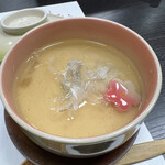 日本料理 波の華 - 白子の茶碗蒸し