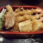 元祖 瓦そば たかせ - 海老天重close‐up 