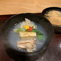 祇園 にし - 筍真薯と蛤のお椀
