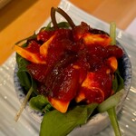 季節料理 よし野 - 大和芋とタコチャンジャ