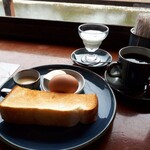 五十鈴川カフェ - モーニングセット　2023.2