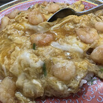 西湖園 - エビ天津丼