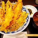 天ぷら　つな八 - 季節の天丼（１３年６月）