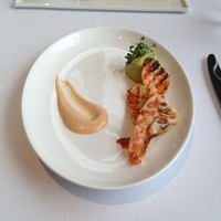 THE COSMOPOLITAN GRILL BAR TERRACE - グリルした天使の海老海老の冷製　柚子胡椒カクテル