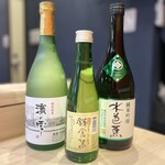 Sushidokoro Noge Matsukaze - 日本酒は「濱の雫」「鎌倉栞」「水芭蕉」を定番メニューでご用意しております。