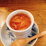 皿然 - 桜海老の茶碗蒸し