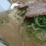 江ちゃんラーメン - ニンニク1個クラッシュ♪