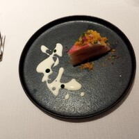 パルファン - ブリと彩り大根のガトー仕立て　自家製からすみ