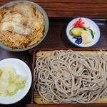 生そば　中川屋本店 - ミニカツ丼セット950円