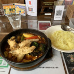 天竺 - わかさぎの天ぷらスープカレー
