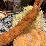 とんかつ けい太 - エビフライ
