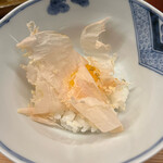 一本杉 川嶋 - 2杯目　黄身と鰹節ごはん