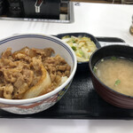 吉野家 - 朝牛セット小盛(499円)