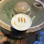 湯畑　草菴 - ラテ@足湯