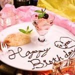 サロット タベルナ - 女子会や誕生日パーティーにはデザートプレートを！