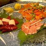 和風肉料理屋 弁慶 - 肉の刺身盛り