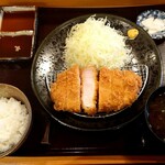 Tonkatsu No Ootaya - 特ロースかつ定食  ( 160g )