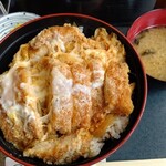 桶松食堂 - 上カツ丼1350円