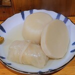 三蔵 - ロールキャベツ200円 たけのこ100円 大根200円