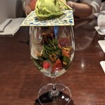 ベルアメール 京都別邸 - 京抹茶とショコラのパフェ