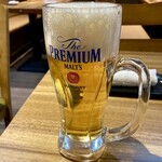 しのぶ - 「生ビール」キャンペーン価格で280円也。